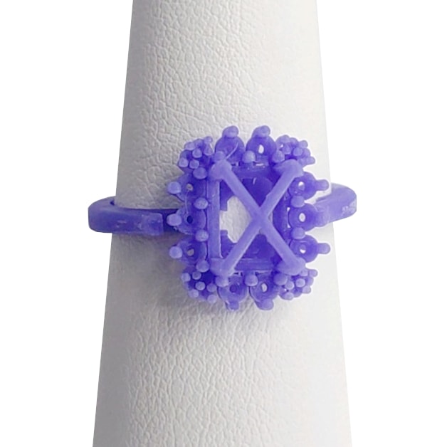 A wax model was molded for client input and approval prior to casting.