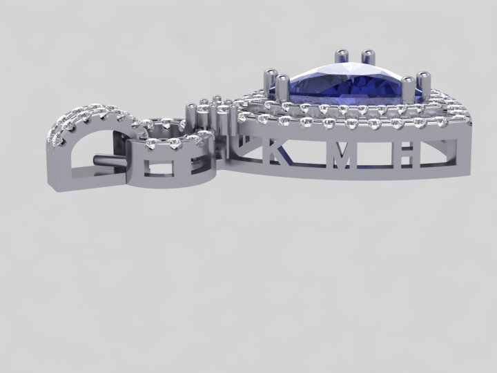 A wax model was molded for client input and approval prior to casting.